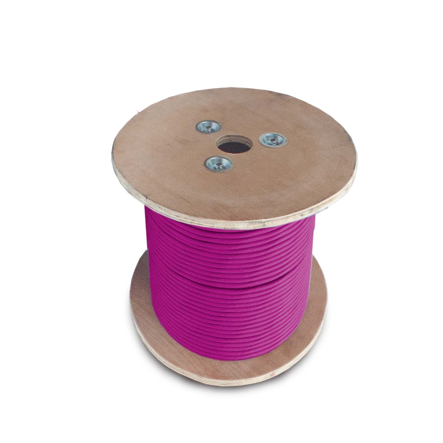 SATRA 0213062124 Cable de Red F/UTP Cat6A Cobre Sólido 23AWG LSZH-3 LSFRZH Violeta 305m