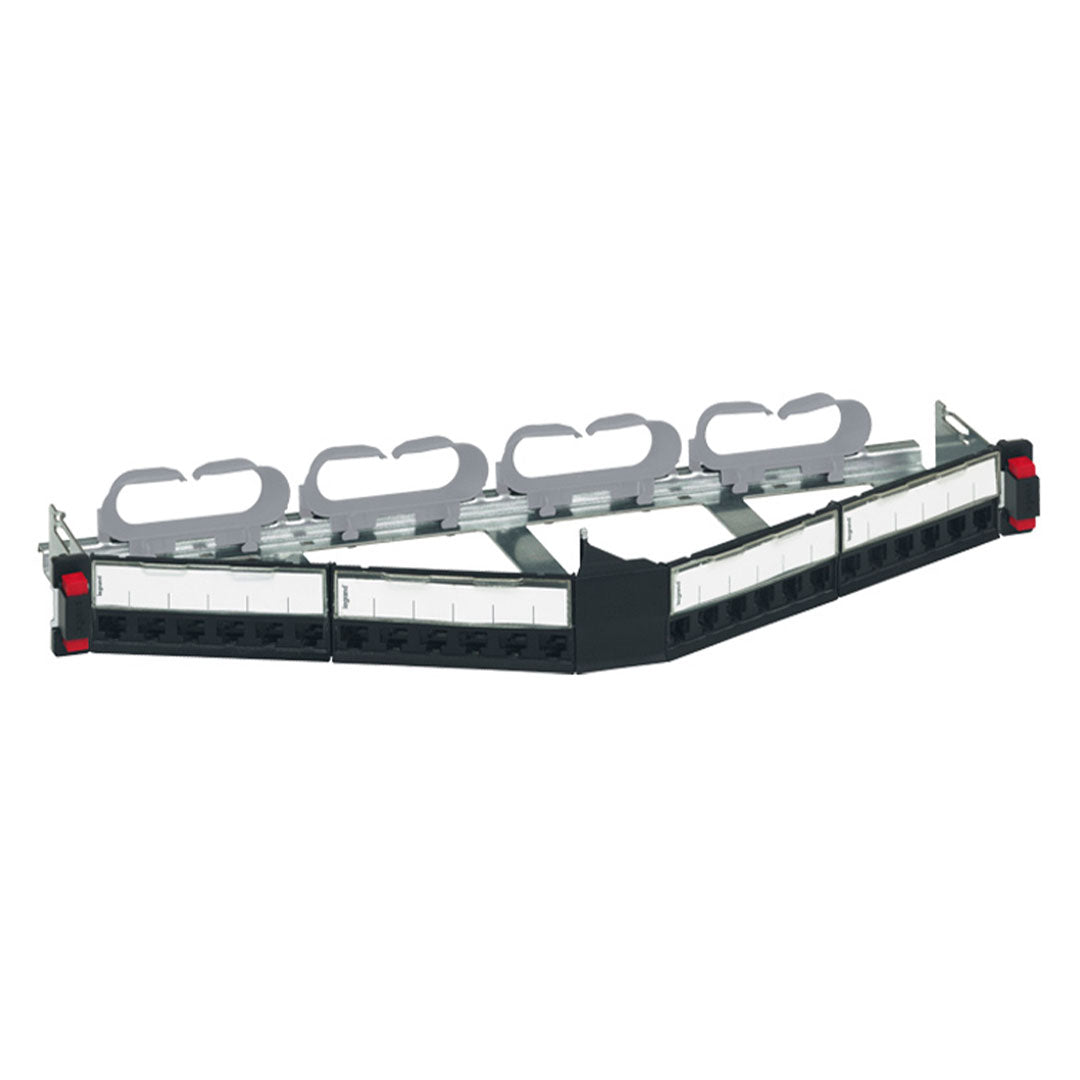 LEGRAND 033792 Patch Panel Angular de 24 Puertos Vacio
