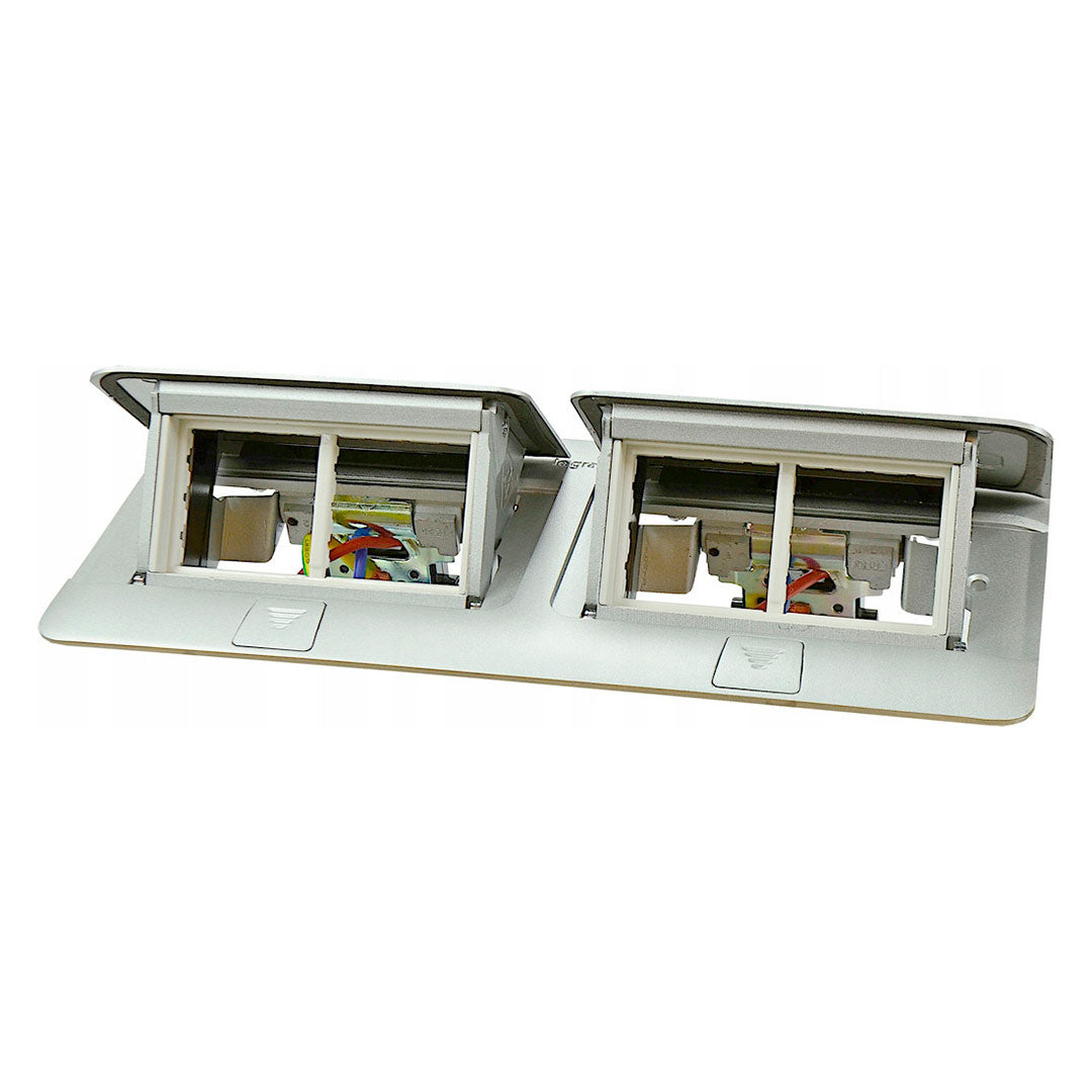 LEGRAND 054013 Caja POP-UP Para 8 Modulos Mosaic Alumnio