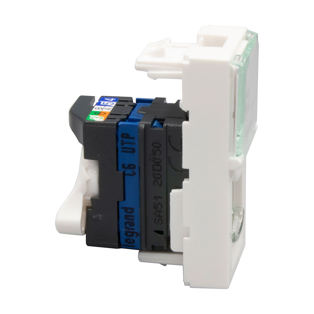 LEGRAND 076561 Toma RJ45 UTP CAT6 Mosaic 1 Modulo Blanco