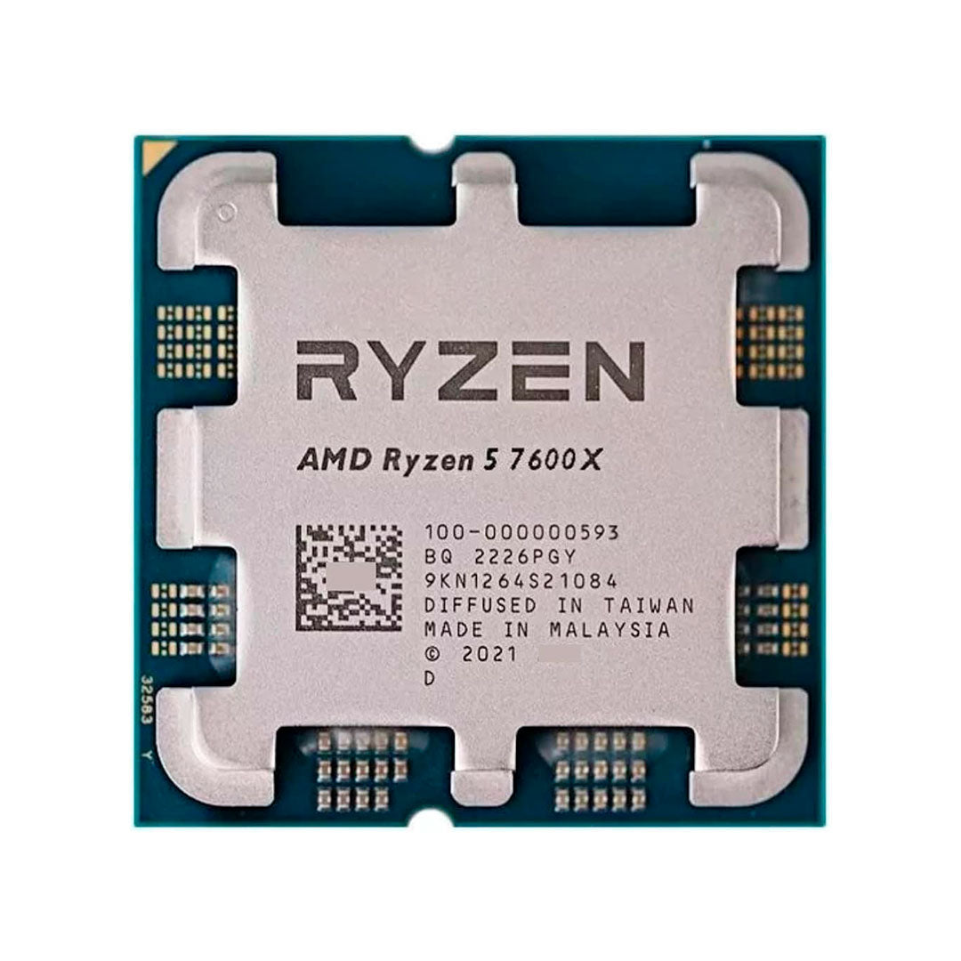 AMD Ryzen 5 7600X Procesador 6 Núcleos AM5 105W 100-100000593WOF
