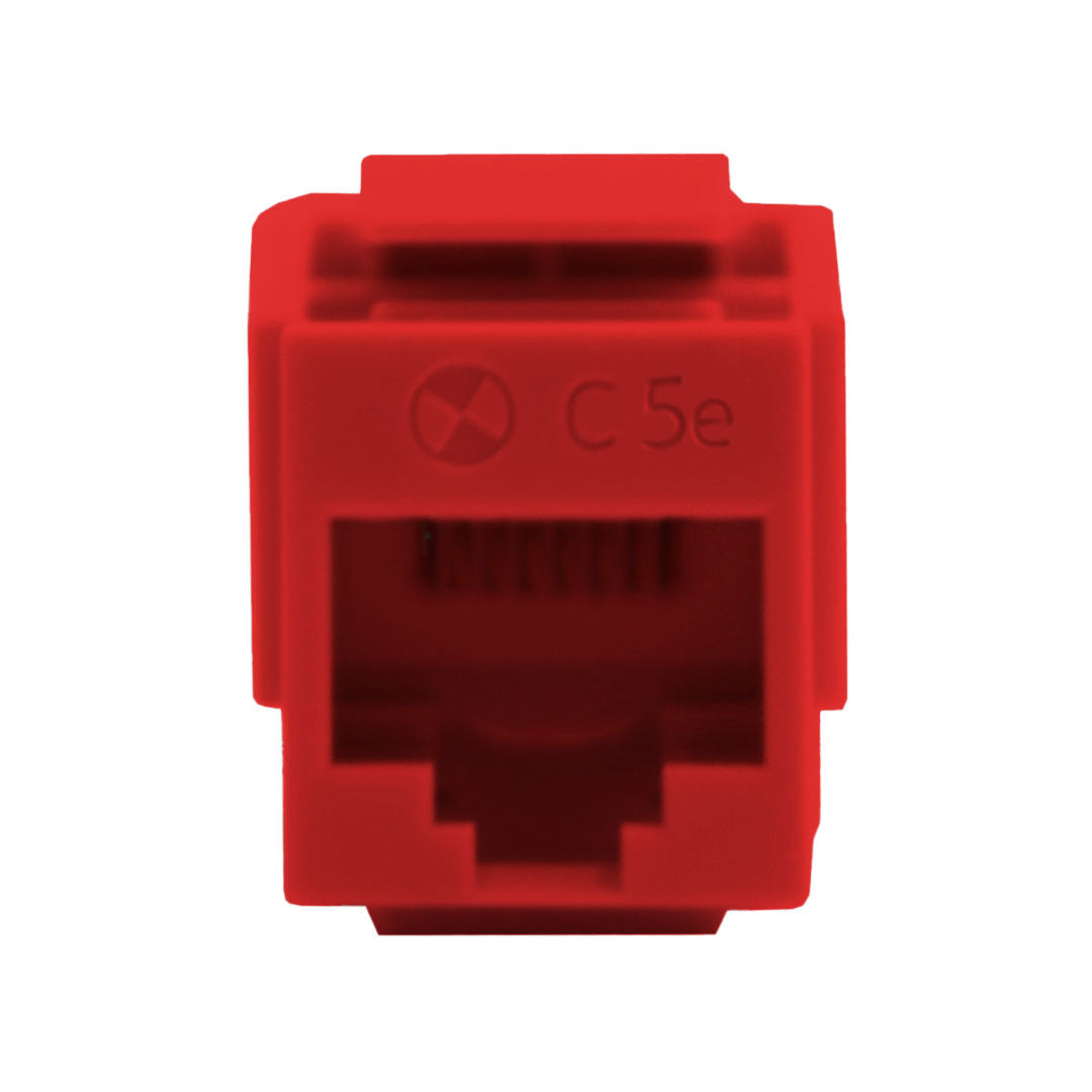 SATRA 0101010005 Jack RJ45 Cat5e Modular Rojo