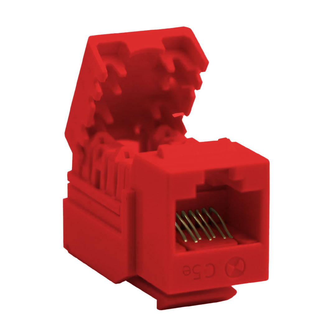 SATRA 0101010005 Jack RJ45 Cat5e Modular Rojo