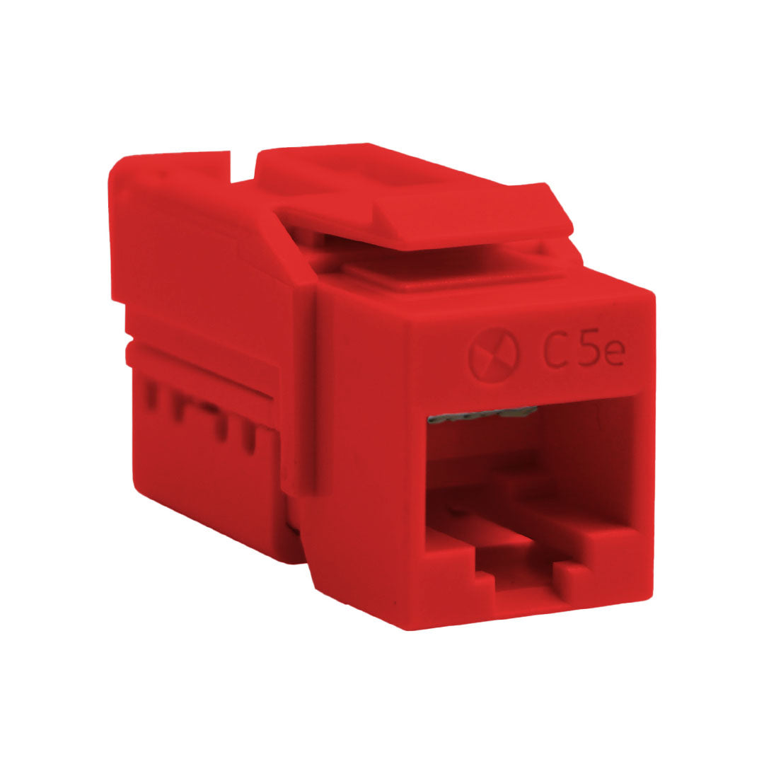 SATRA 0101010005 Jack RJ45 Cat5e Modular Rojo