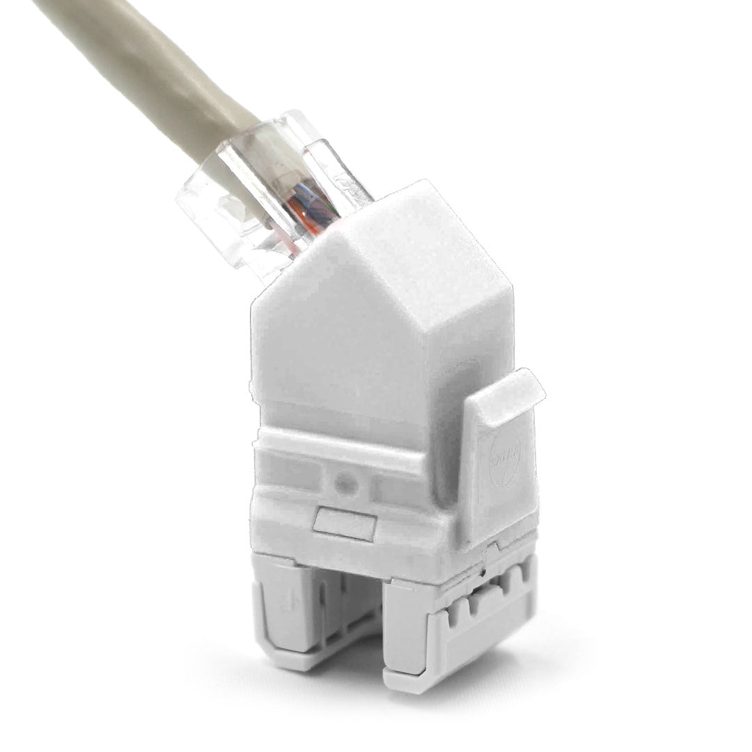 SATRA 0102070001 Jack RJ45 Angular Cat6 Blanco