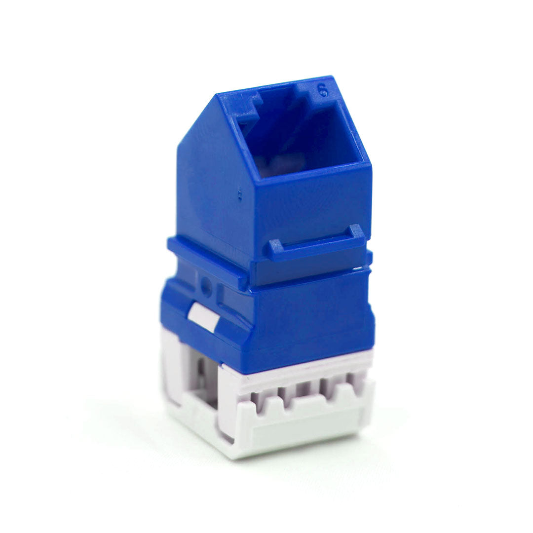 SATRA 0102070004 Jack RJ45 Angular Cat6 Azul