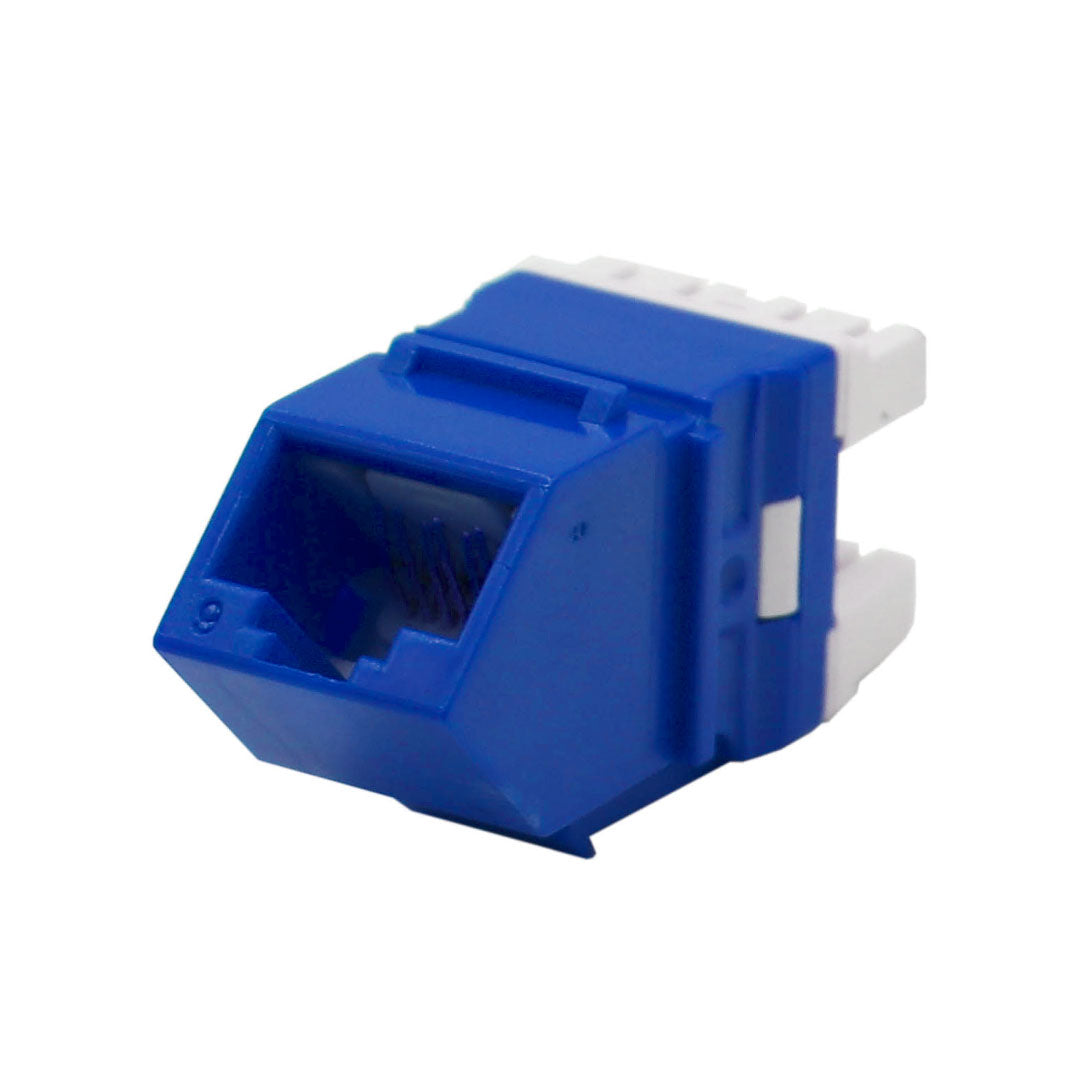 SATRA 0102070004 Jack RJ45 Angular Cat6 Azul