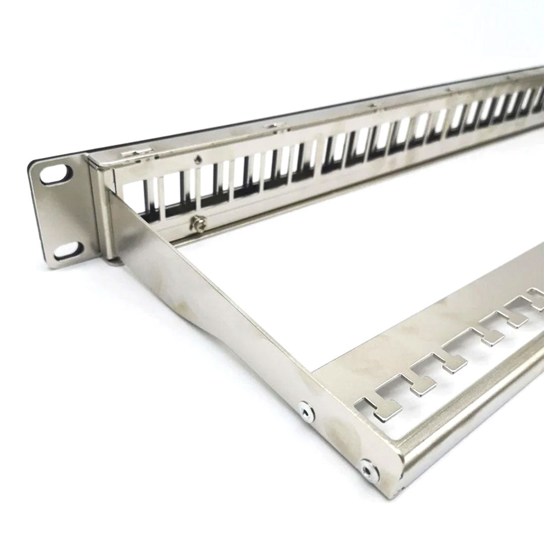 SATRA 0103022499 Patch Panel Cat6A 24 Puertos Blindado con Jack
