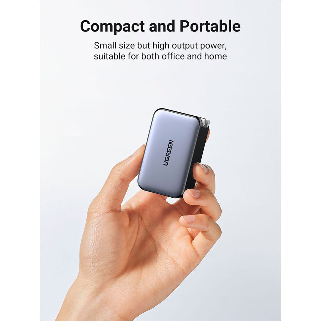 UGREEN CD244 10334 Nexode Cargador GAN 2USB-C 1USB-A 65W
