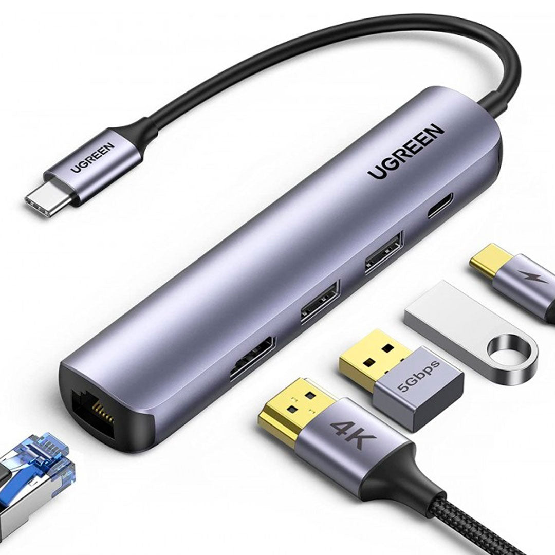 UGREEN CM418 10919 Adaptador HUB USB-C 5 en 1