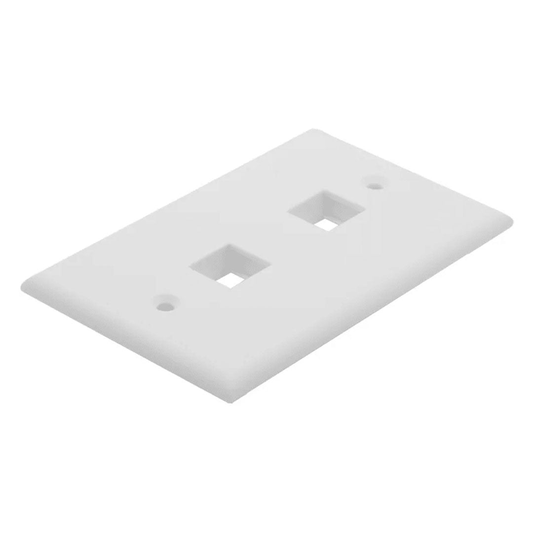 KONEXXION 7211020201 Faceplate Placa de Pared Simple 2 Puntos