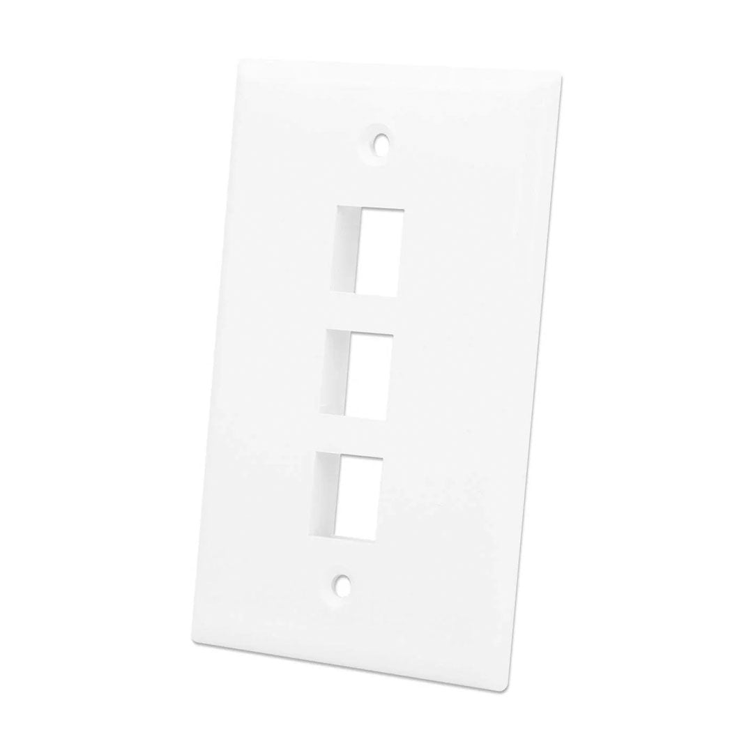 SATRA 0111020301 Faceplate Placa de Pared Simple 3 Puntos