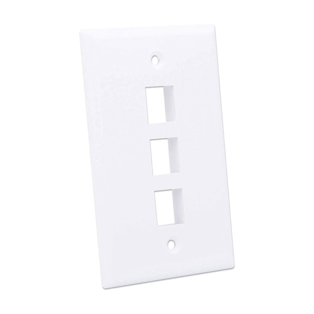 SATRA 0111020301 Faceplate Placa de Pared Simple 3 Puntos