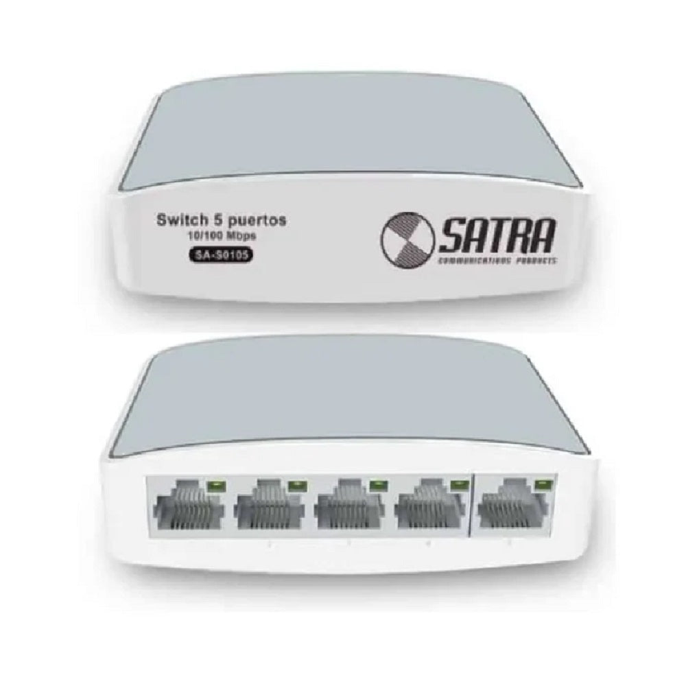 SATRA 1401050000 Switch 5 Puertos 10/100Mbps