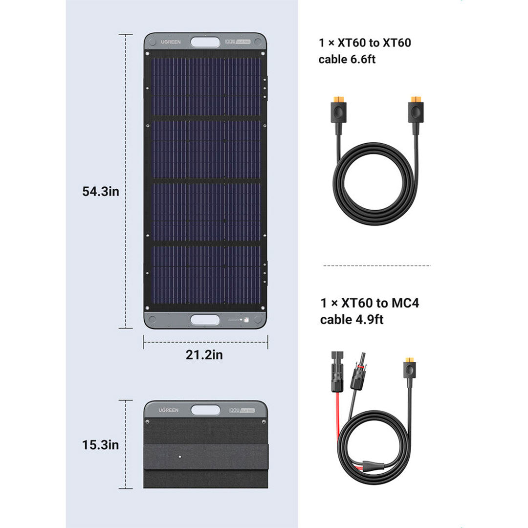 UGREEN SC100 15113 Panel Solar Portátil 100W