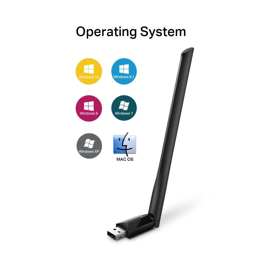 TP-LINK ARCHER T2U PLUS WiFi5 AC600 Adaptador USB Doble Banda