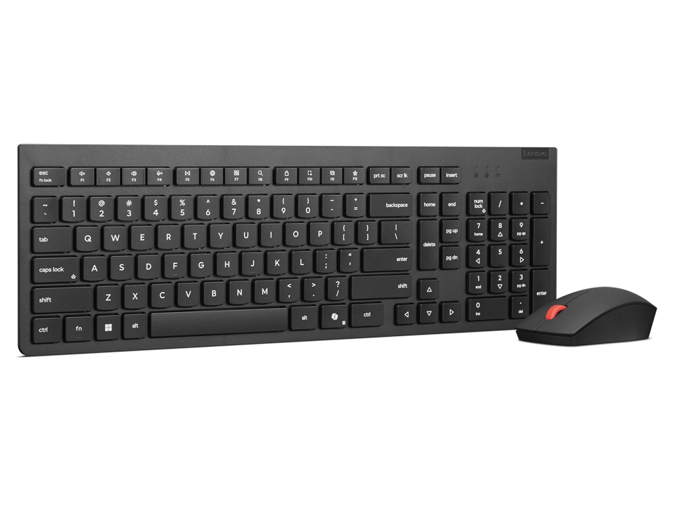 LENOVO Essential LA Spanish 171 Teclado + Mouse Inalámbrico Gen2 Sin Bateria Negro 4X31R64500