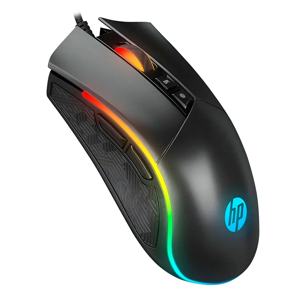HP M220 1QW51AA Mouse Gamer RGB 7 botones 4800dpi USB