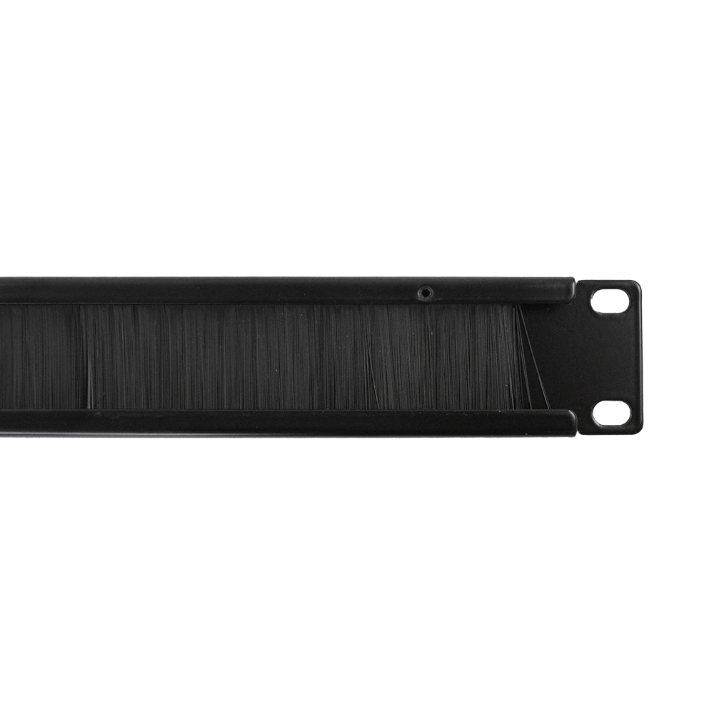 FINEN 1UBP Panel con escobillas 19" 1RU Negro