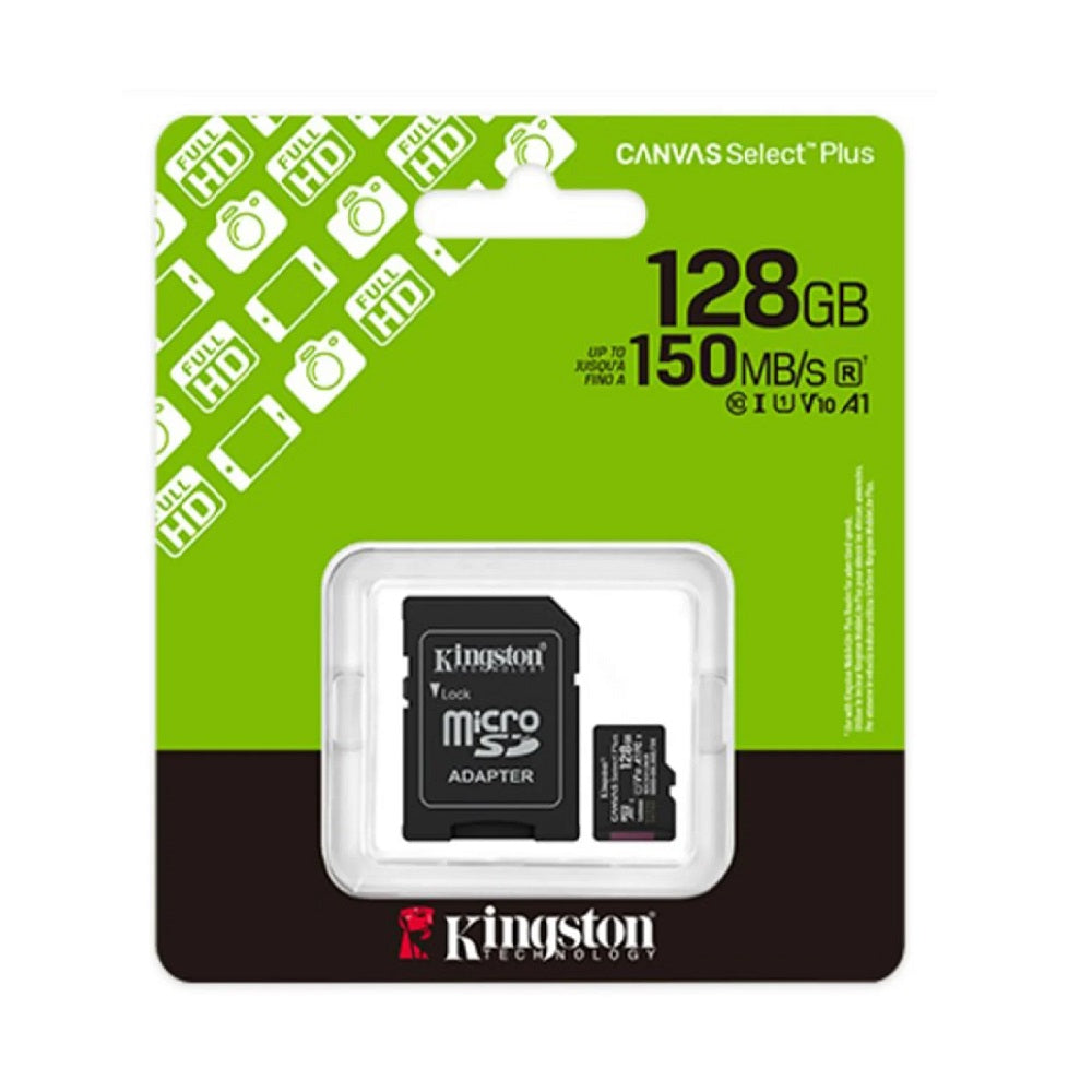 KINGSTON SDCS3/128GB CANVAS SELECT PLUS Memoria MicroSD 128GB