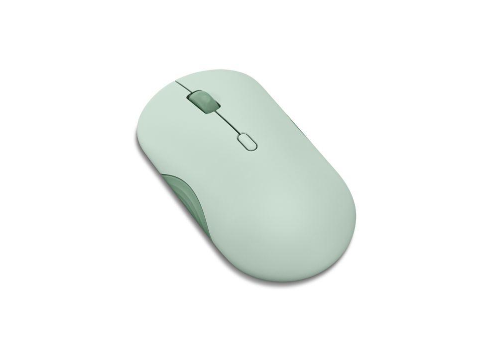 LENOVO 350 Mouse Silencioso Dual Bluetooth 5.3 Sin Batería Verde GY51S61915