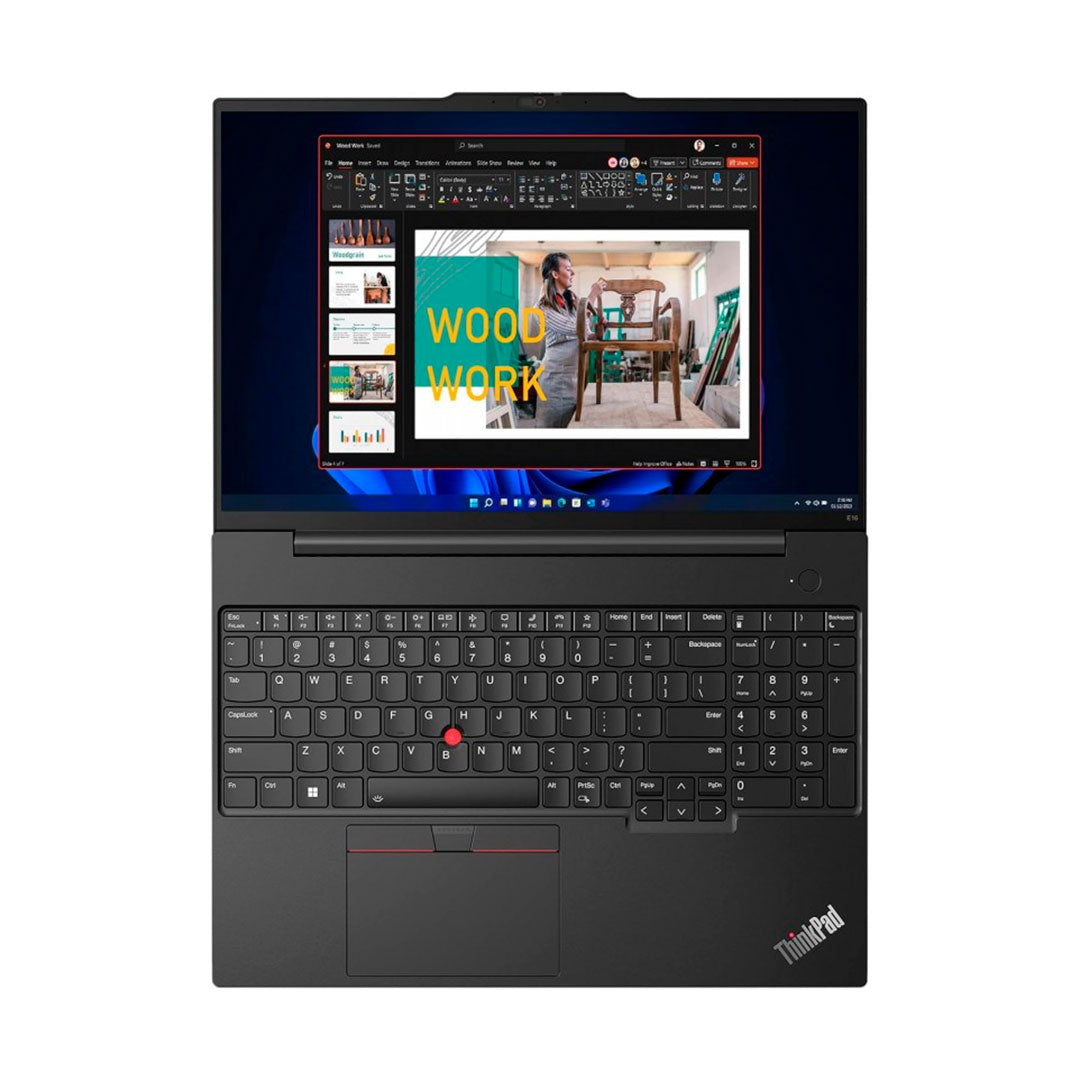 LENOVO THINKBOOK E16 GEN2 Laptop 16" WUXGA IPS, Core Ultra 7 155H 4.8 GHz, 16GB DDR5 SODIMM (21MB0012LM)