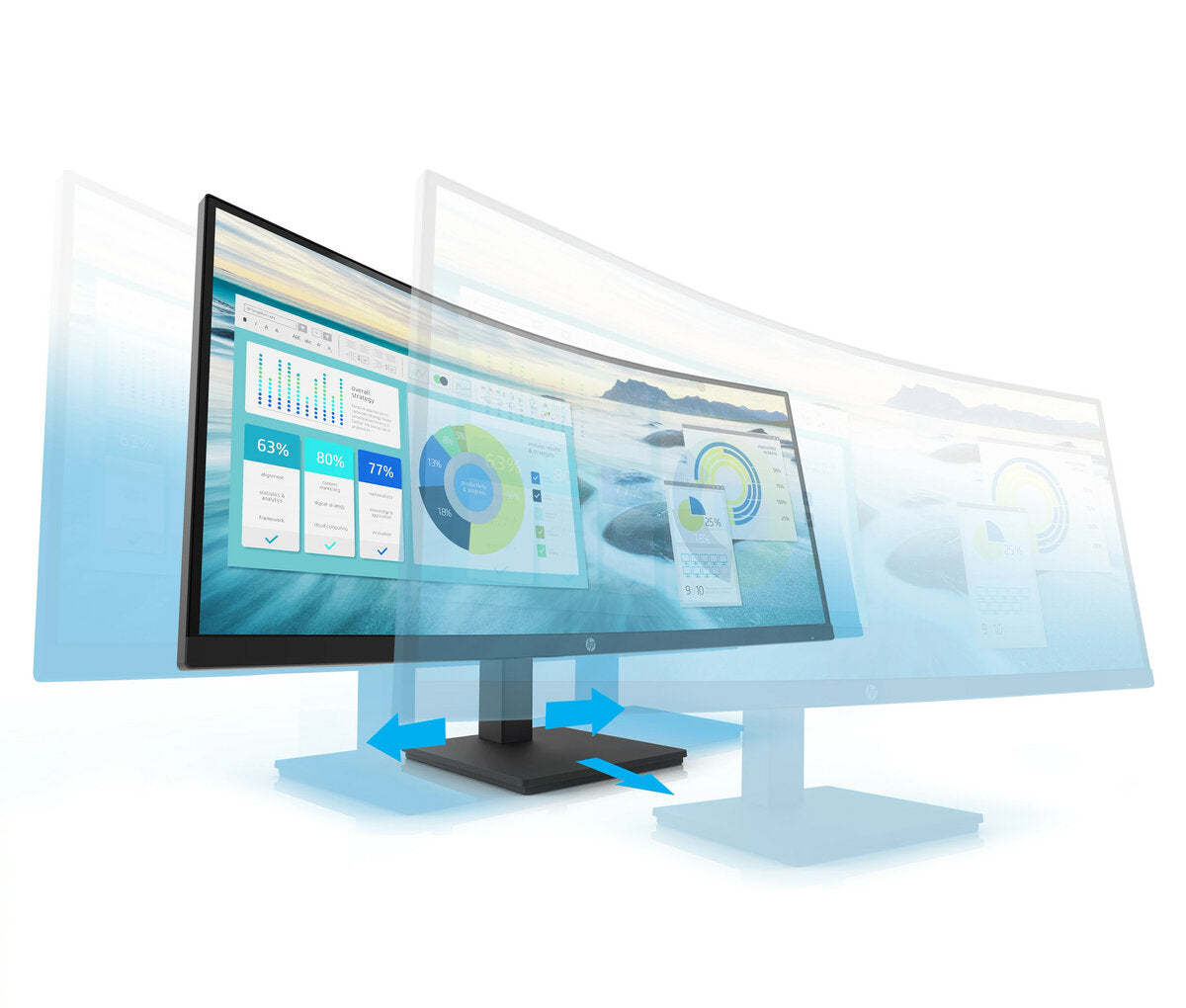 HP 21Y56AA#ABA HP P34hc G4 Monitor WQHD VA USB-C Curvo 34" HDMI DP USB-A Color Negro. 