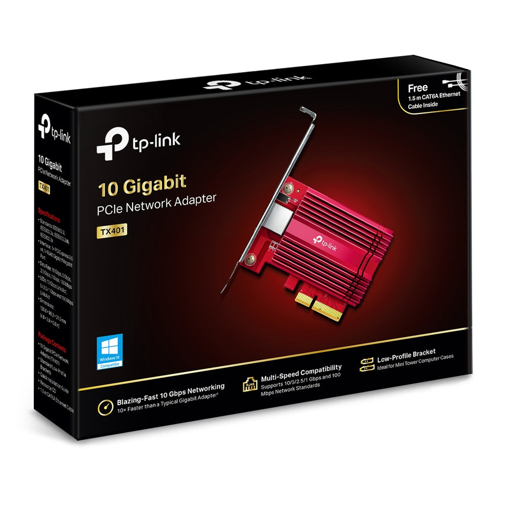 TP-LINK TX401 Adaptador de Red PCI Express RJ45 10Gbps