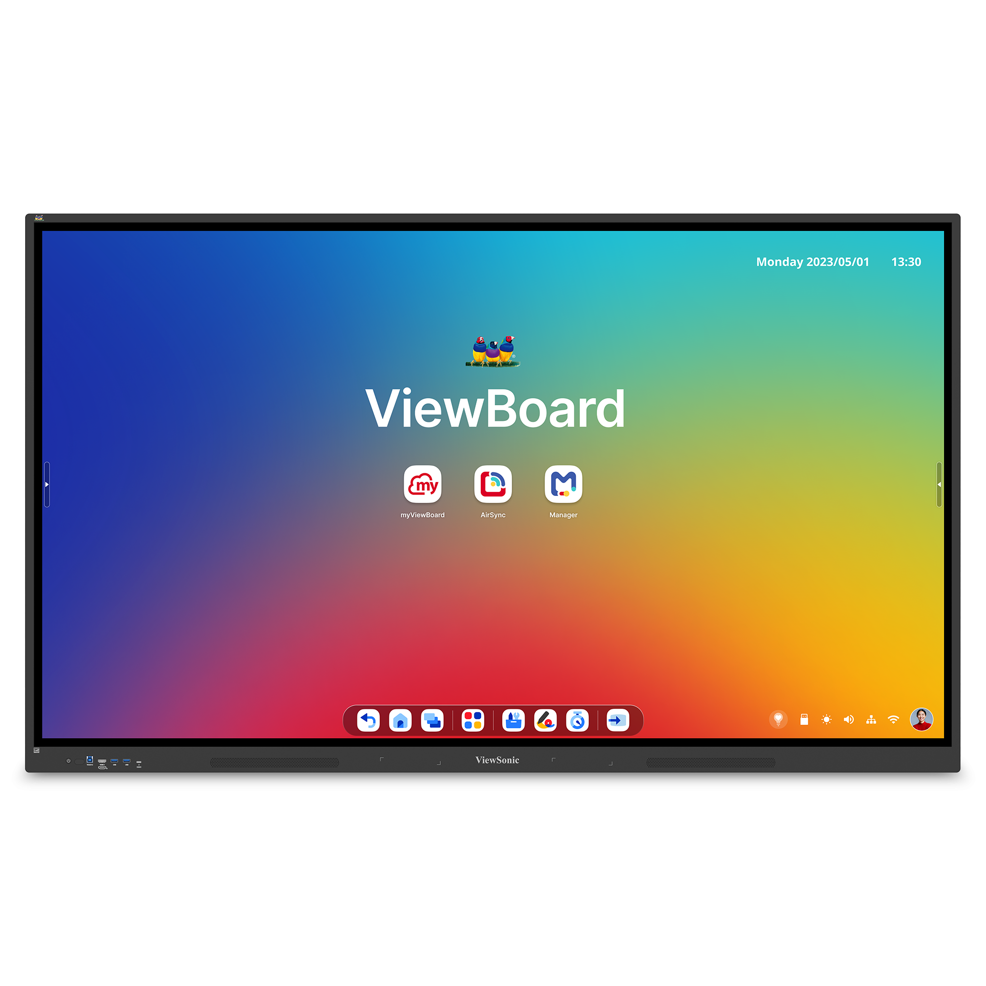 ViewSonic IFP6534 ViewBoard  Pantalla interactiva 4K de 65" pulgadas con Android 14 EDLA