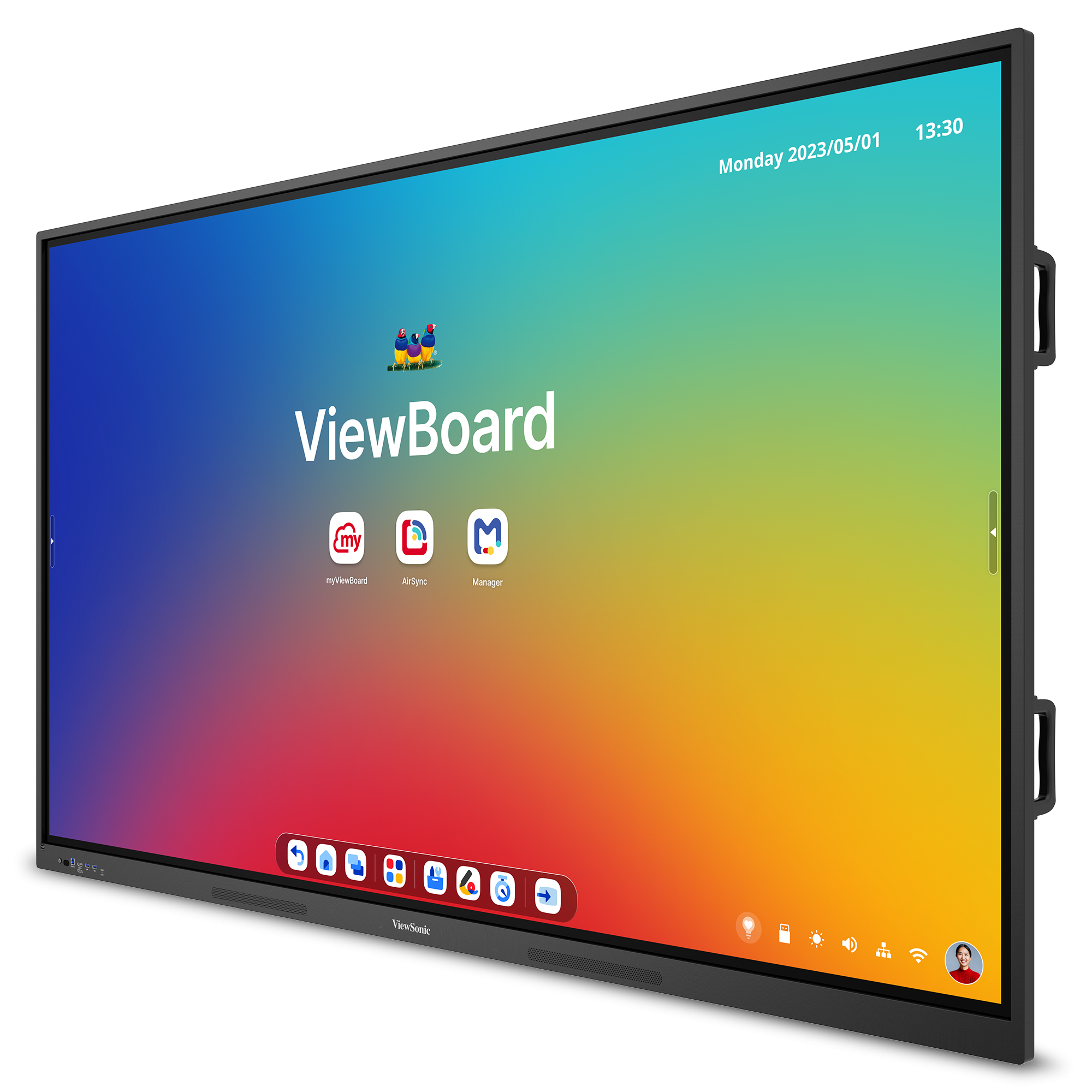 ViewSonic IFP8634 ViewBoard  Pantalla interactiva 4K de 86" pulgadas con Android 14 EDLA