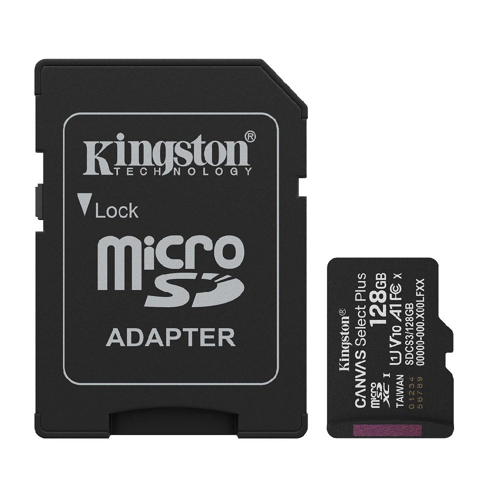 KINGSTON SDCS3/128GB CANVAS SELECT PLUS Memoria MicroSD 128GB