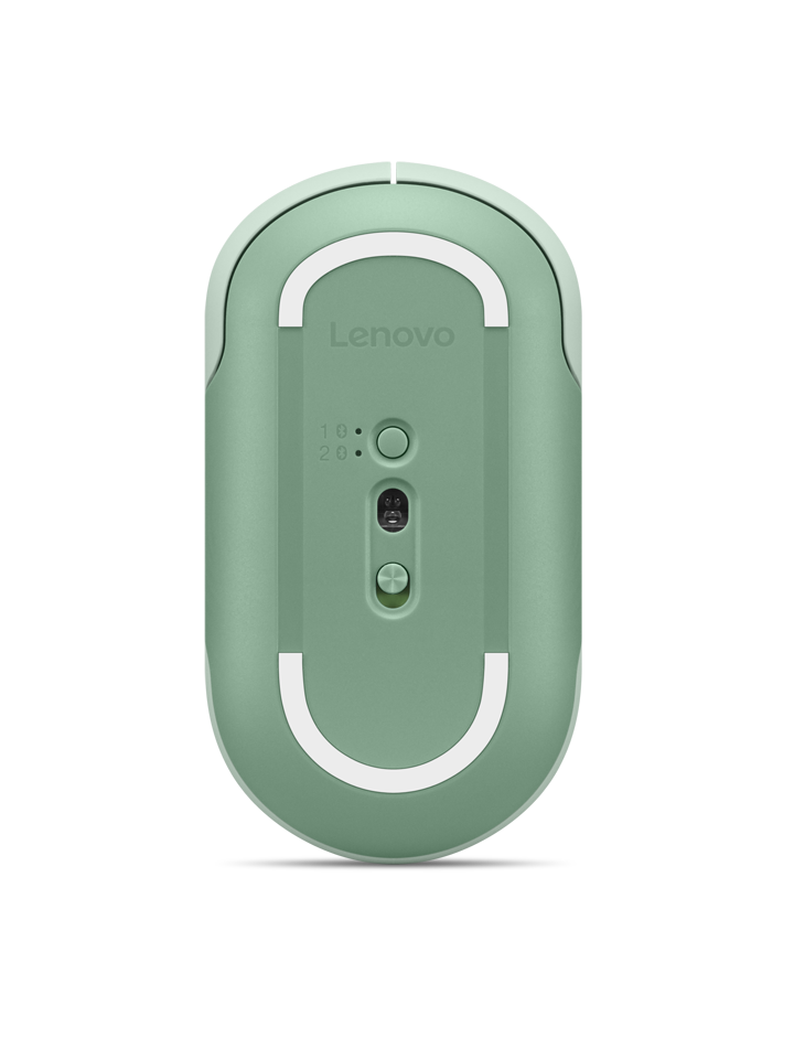 LENOVO 350 Mouse Silencioso Dual Bluetooth 5.3 Sin Batería Verde GY51S61915