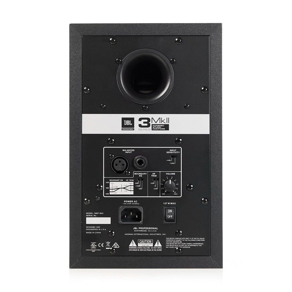 JBL 305PMKLL Monitor de Estudio Bidireccional Autoamplificado 5"