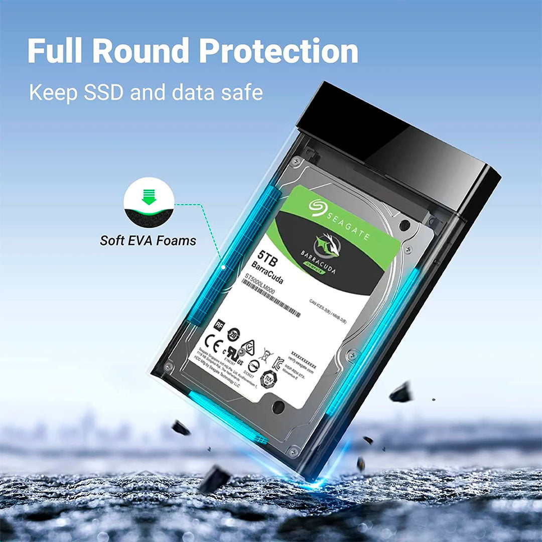 UGREEN US221 30848 Enclosure 2.5" Case para Disco Duro USB 3.0 a SATA III