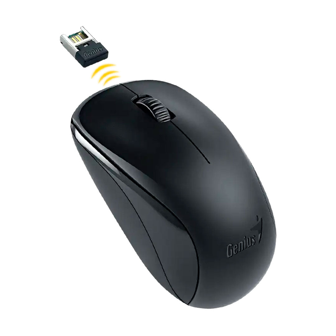GENIUS NX-7000 Mouse inalámbrico 1200DPI, Blueeye, 3 botones, negro 31030027400