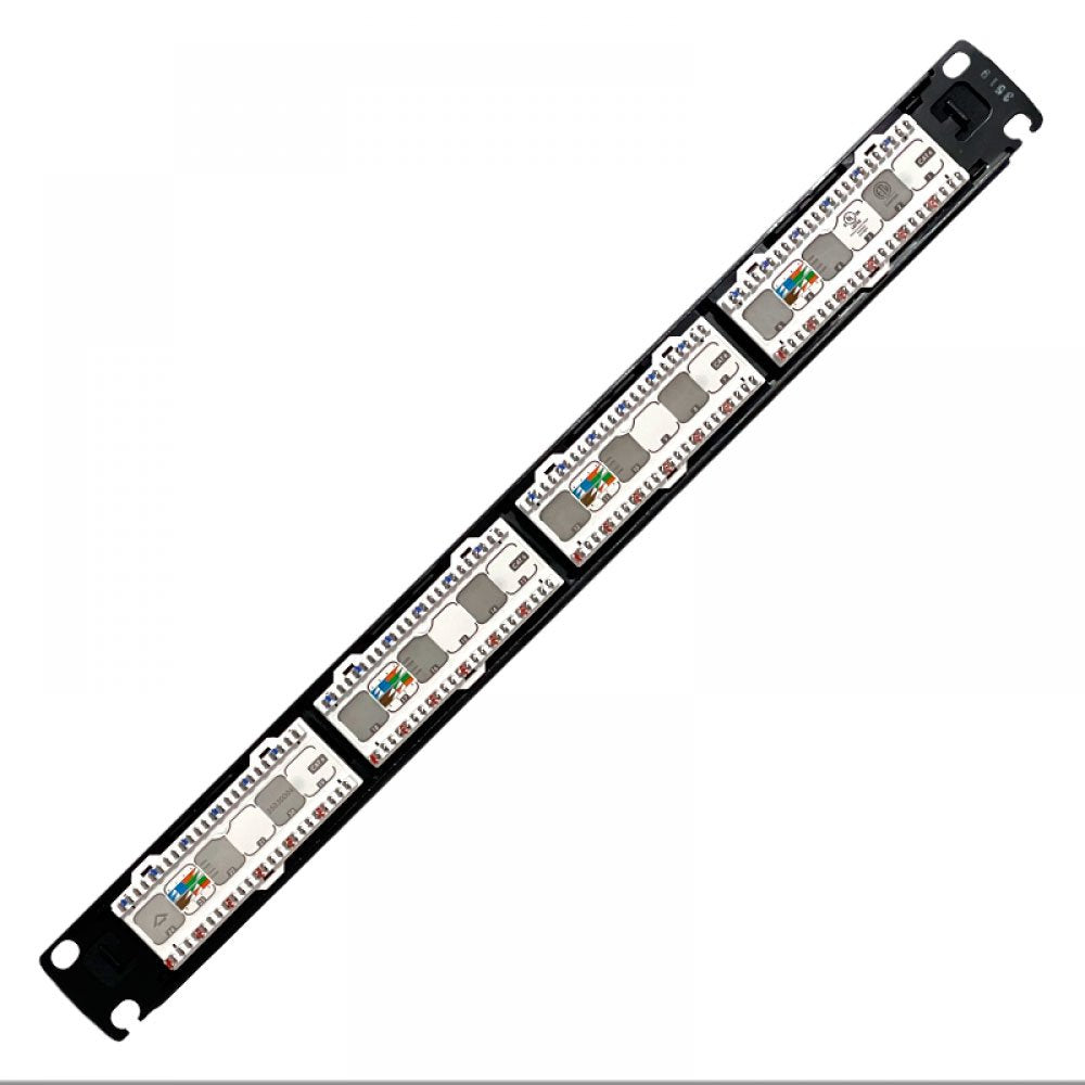 FURUKAWA LIGHTERA 35030015 Patch Panel 24 Puertos Cat6 T568A/B Modular Cargado