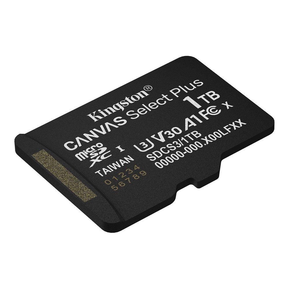 KINSGTON SDCS3/1TB CANVAS SELECT PLUS Memoria MicroSD 1TB