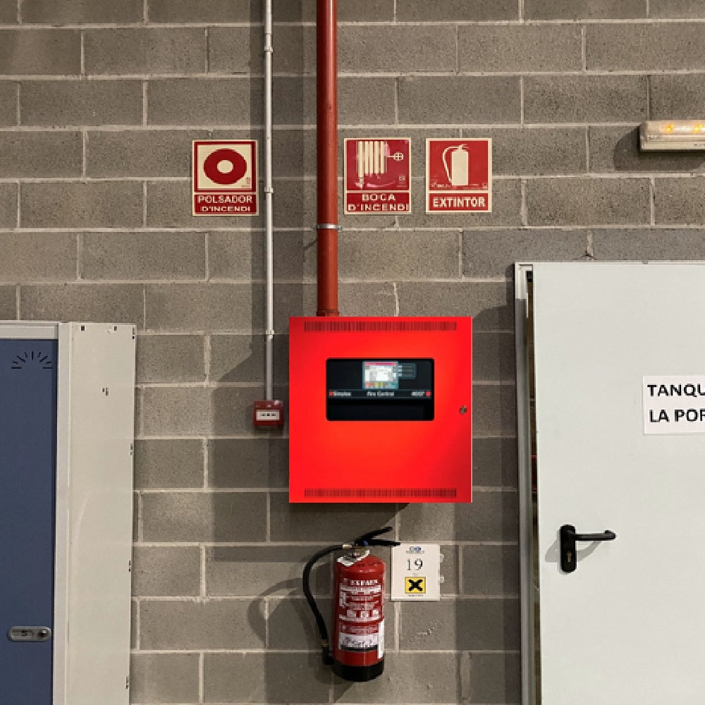SIMPLEX 4007-9201 Panel de alarma contra incendio direccionable 100 puntos expandible a 250 puntos