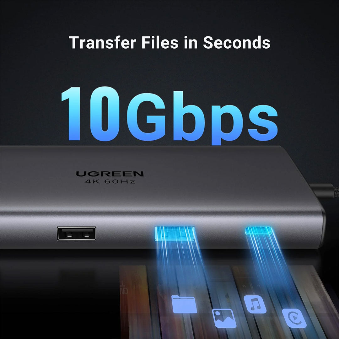 UGREEN CM693 45520 Revodok Pro 211 Adaptador HUB USB-C 11 en 1