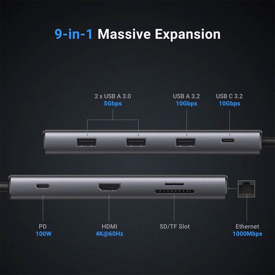 UGREEN CM693 45520 Revodok Pro 211 Adaptador HUB USB-C 11 en 1