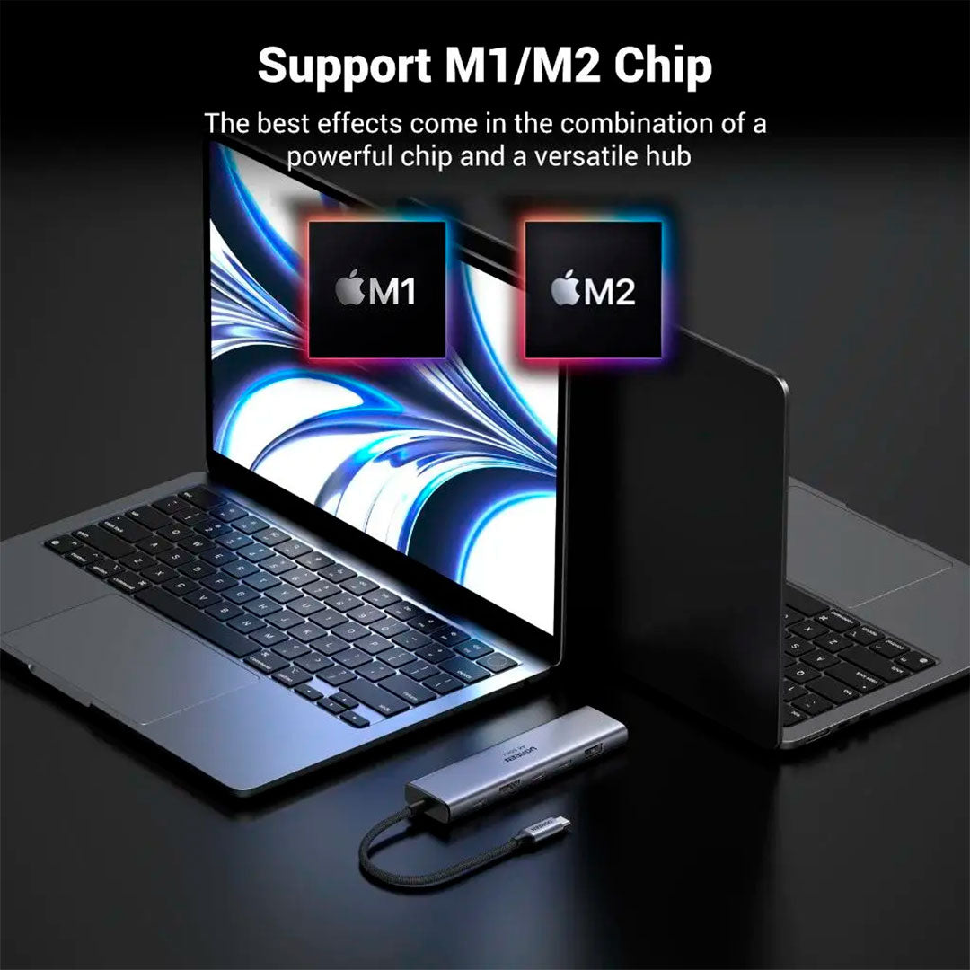 UGREEN CM511 45521 Adaptador HUB USB-C 7 en 1 HDMI 4K