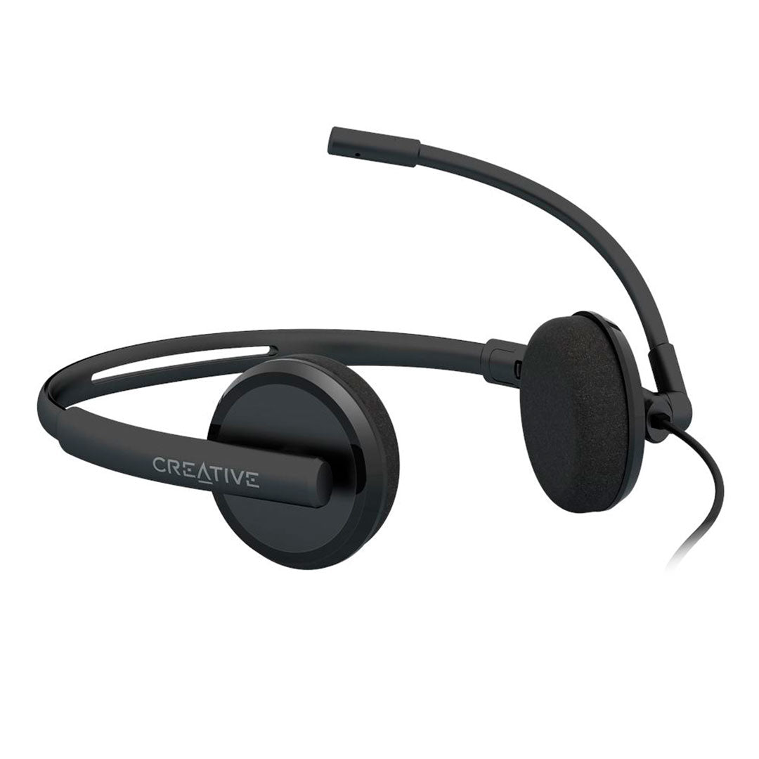 CREATIVE HS-220 Audífono con micrófono condensador USB-A, cancelación de ruido, 51EF1070AA001