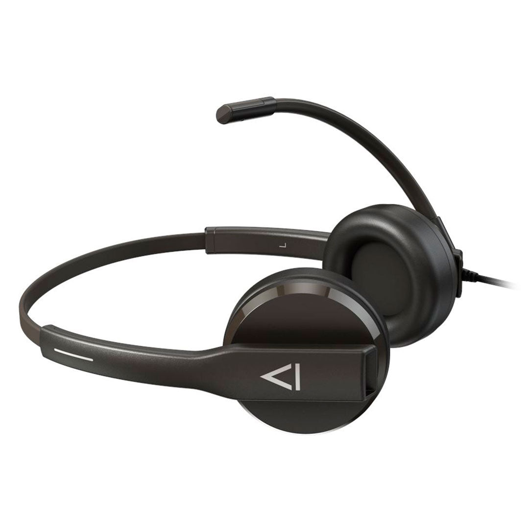 CREATIVE HS-230 Audífono con conectividad USB y AUX de 3,5 mm, Negro, 51EF1110AA000