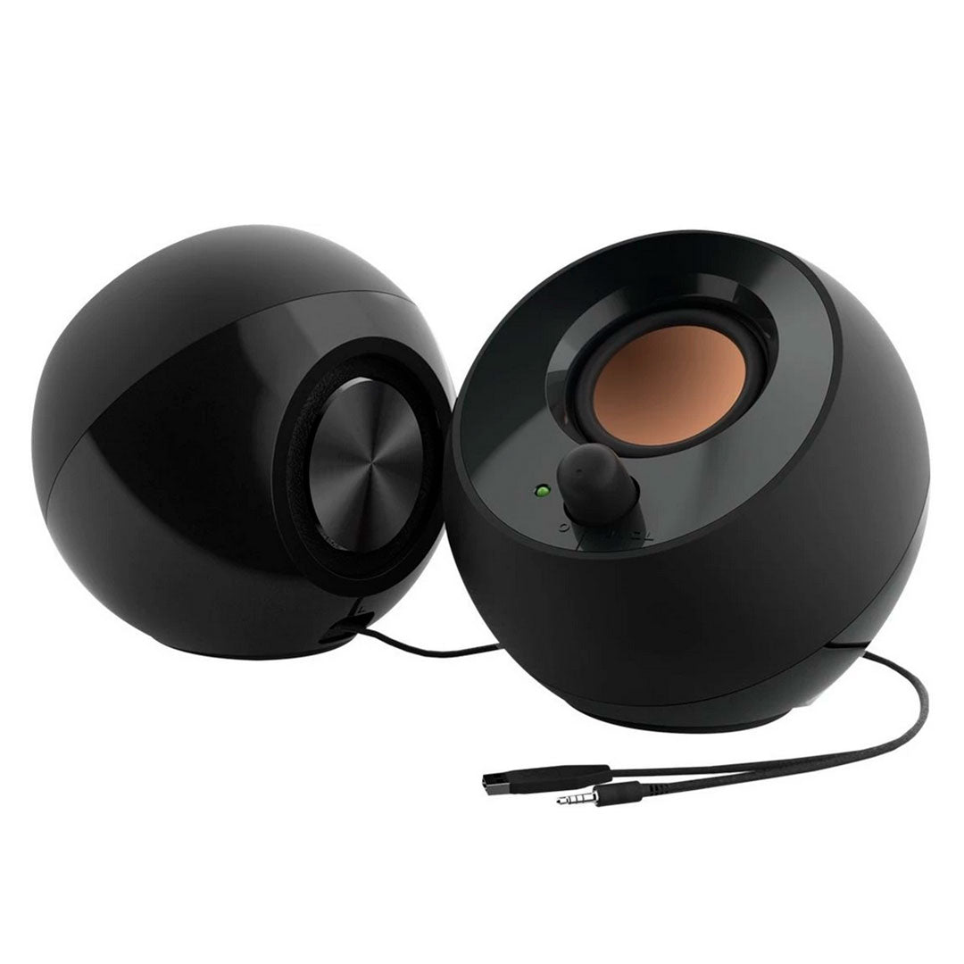 CREATIVE PEBBLE V2 Parlantes 8W, USB-C, Negro, 51MF1695AA000