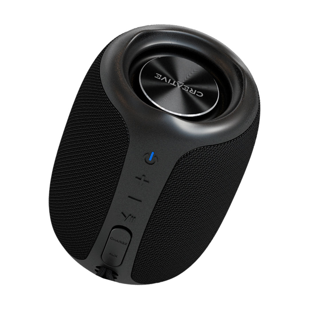 CREATIVE MUVO PLAY Parlante portátil Bluetooth 10W, resistente al agua, Negro, 51MF8365AA000