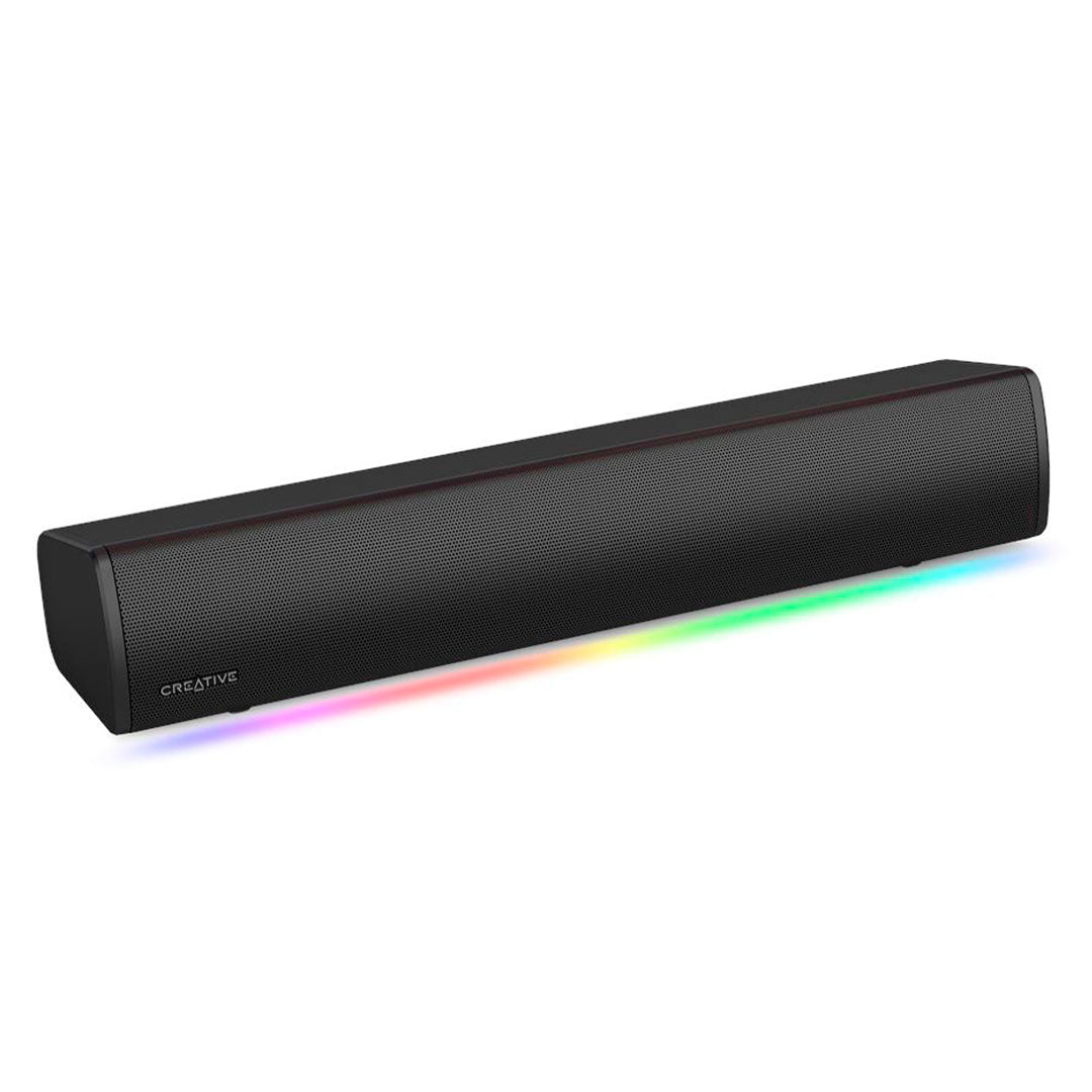 CREATIVE GS3 Barra de sonido Gaming RGB 24W, Bluetooth 5.4, USB-C, Negro, 51MF8465AA000