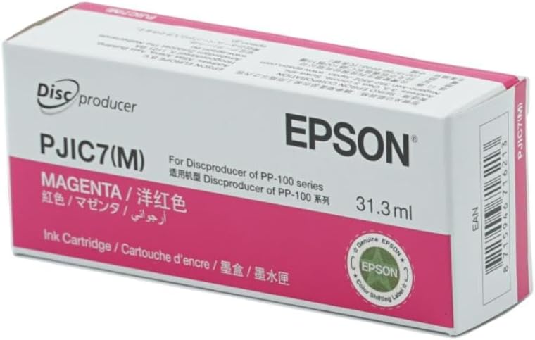 EPSON C13S020691 Discproducer PJIC7(M) Tinta magenta para PP-100