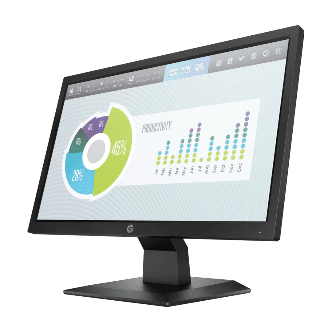 HP 5RD66AA#ABM HP P204v 19.5"  Monitor HD+ (1600x900 a 60Hz)TN LED, HDMI VGA  Pantalla Antirreflejo.