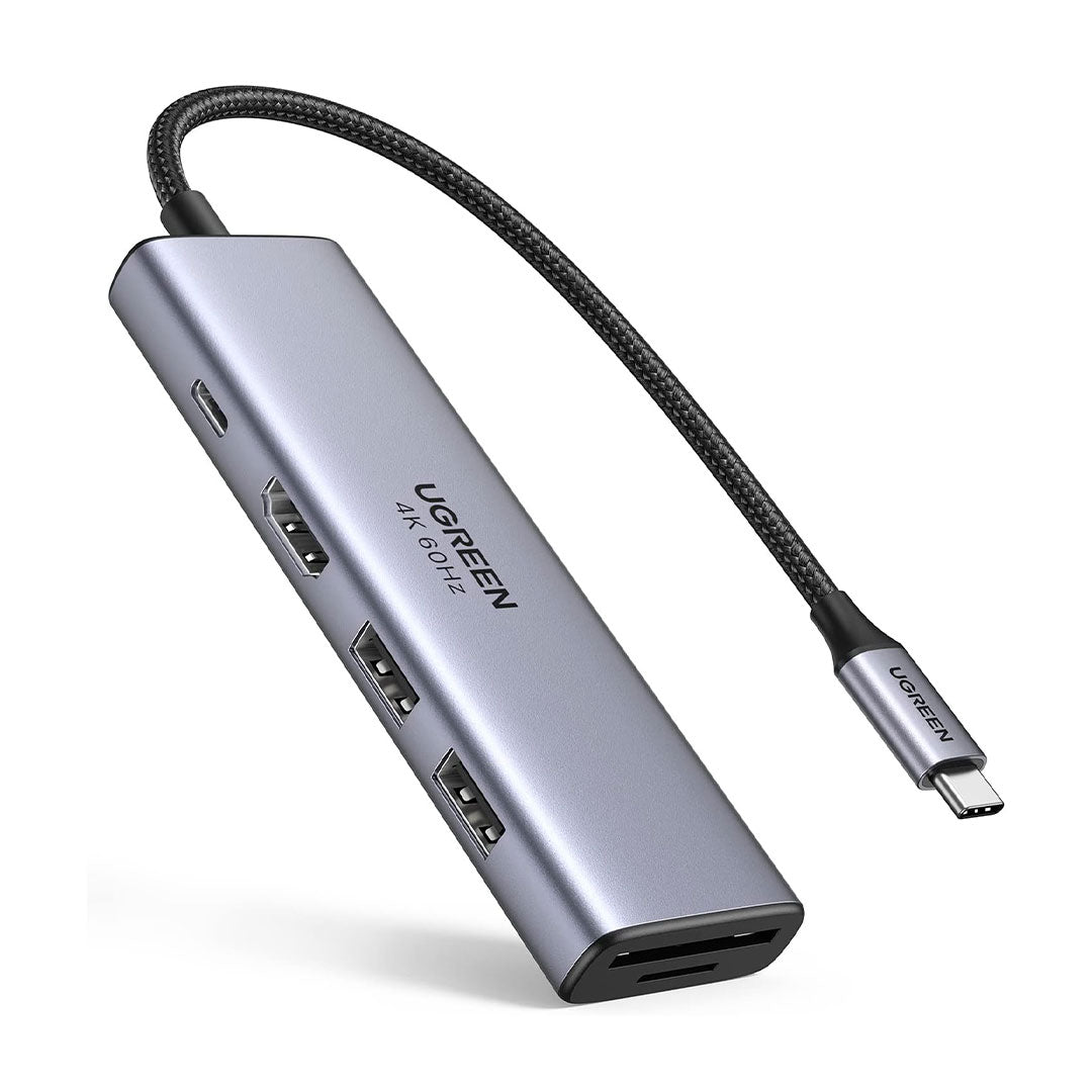 UGREEN CM511 60384 Adaptador HUB USB-C a USB 6 en 1 4K