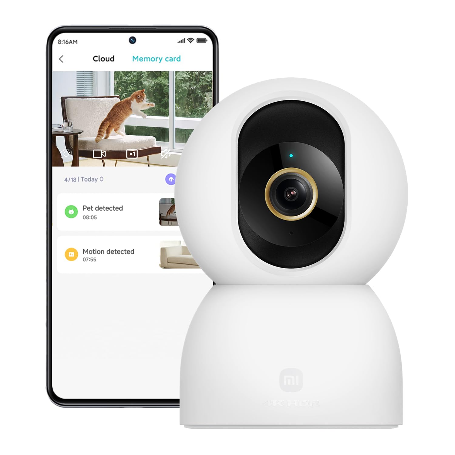 XIAOMI C701 EU Cámara de Seguridad WIFI 8MP 4k